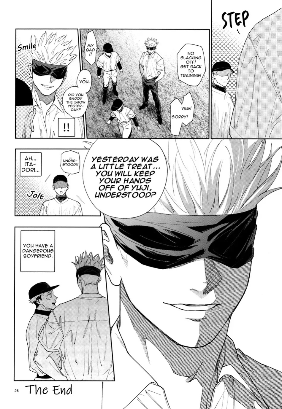 [Tomato (ccccc)] Totsujo Nyuubu Shitekita Danshi ga Erosugite Nanmo okoranai hazu ga naku – Jujutsu Kaisen dj [Eng]