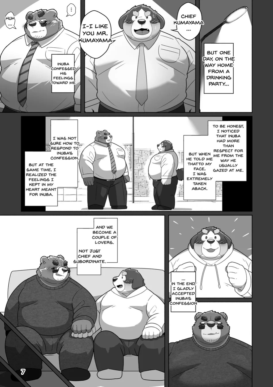 [omoWork (omo)] Kuma Buchou no Himitsu – The Secret of Chief Bear [Eng]