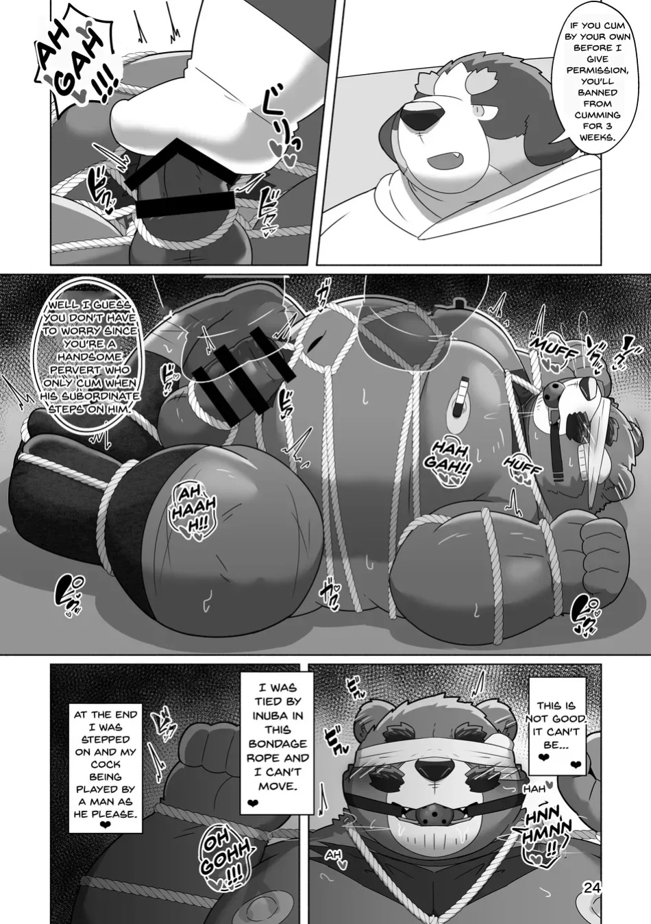 [omoWork (omo)] Kuma Buchou no Himitsu – The Secret of Chief Bear [Eng]