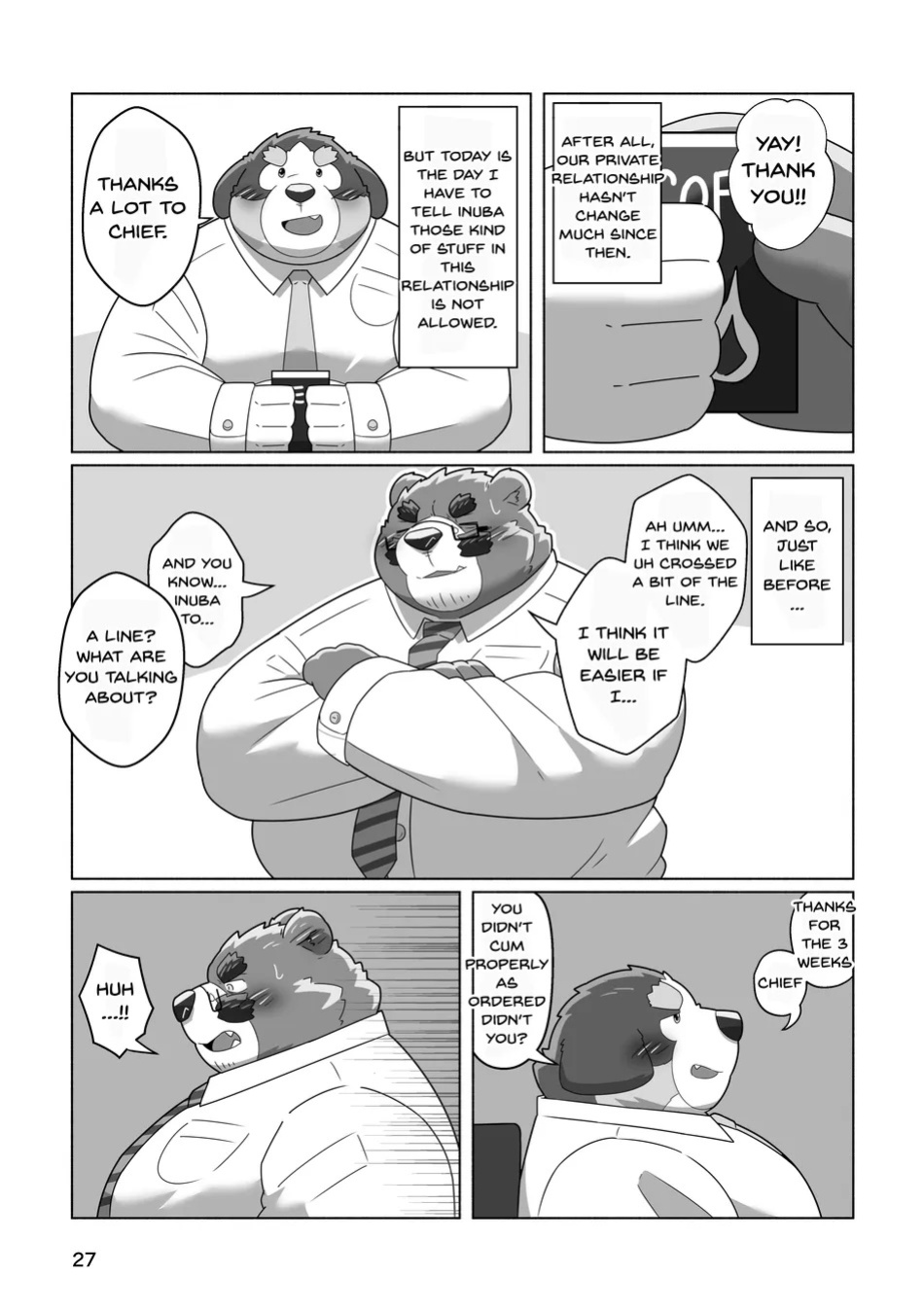 [omoWork (omo)] Kuma Buchou no Himitsu – The Secret of Chief Bear [Eng]