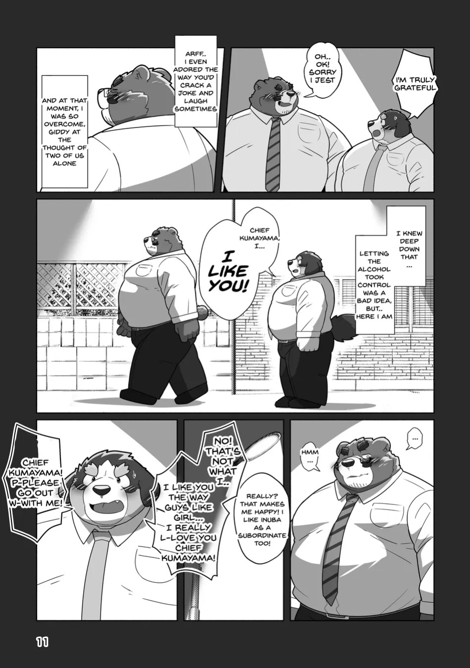[omoWork (omo)] Koibito wa Kuma Buchou!? – My Lover is Mr. Bear the Chief!? [Eng]