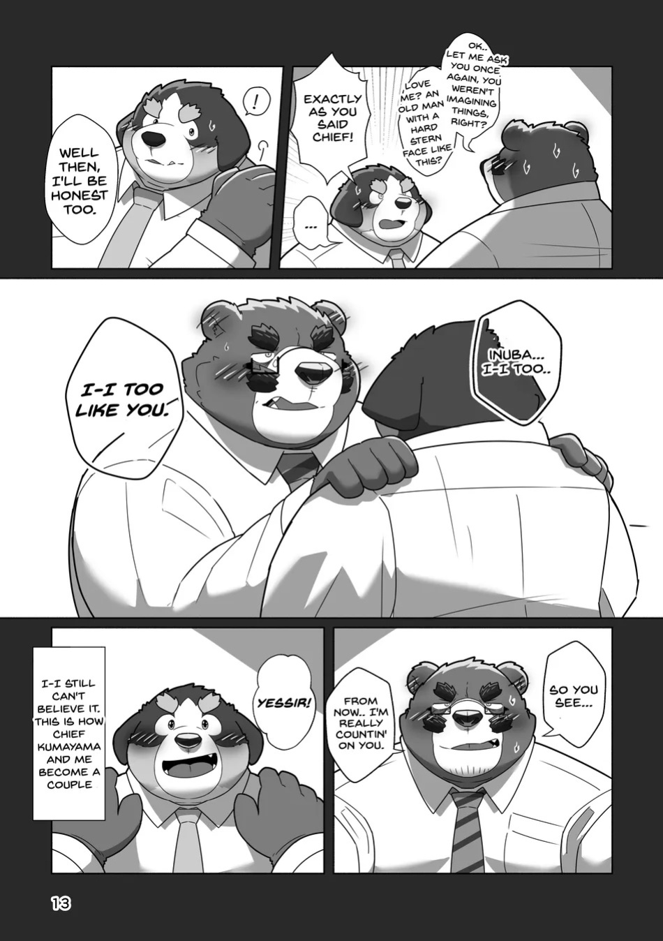 [omoWork (omo)] Koibito wa Kuma Buchou!? – My Lover is Mr. Bear the Chief!? [Eng]