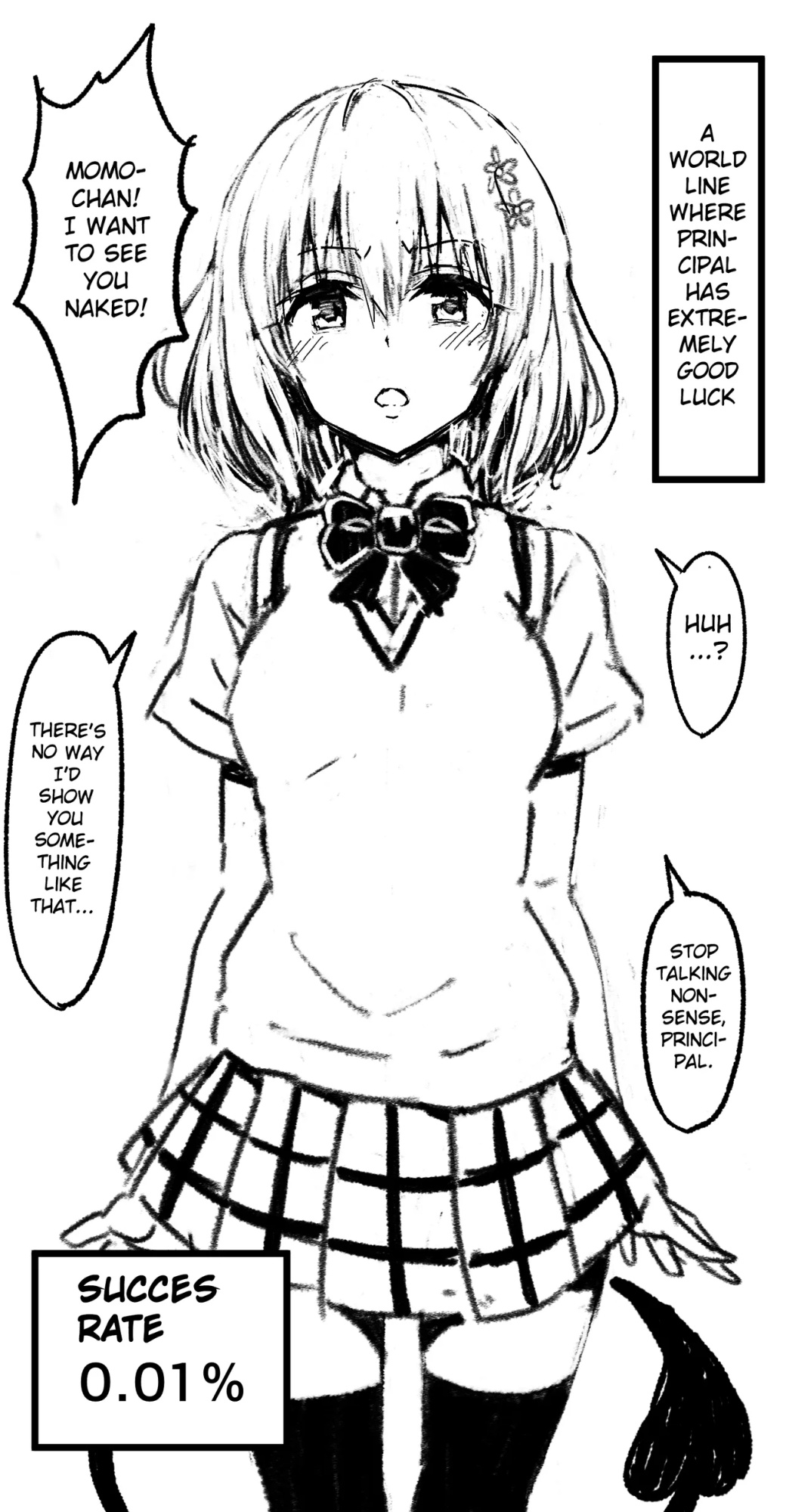 [Fuchitoro] A world line where Principal has extremely good luck (Momo-chan) (To Love-Ru) [Gagak_Ireng] (rewrite)