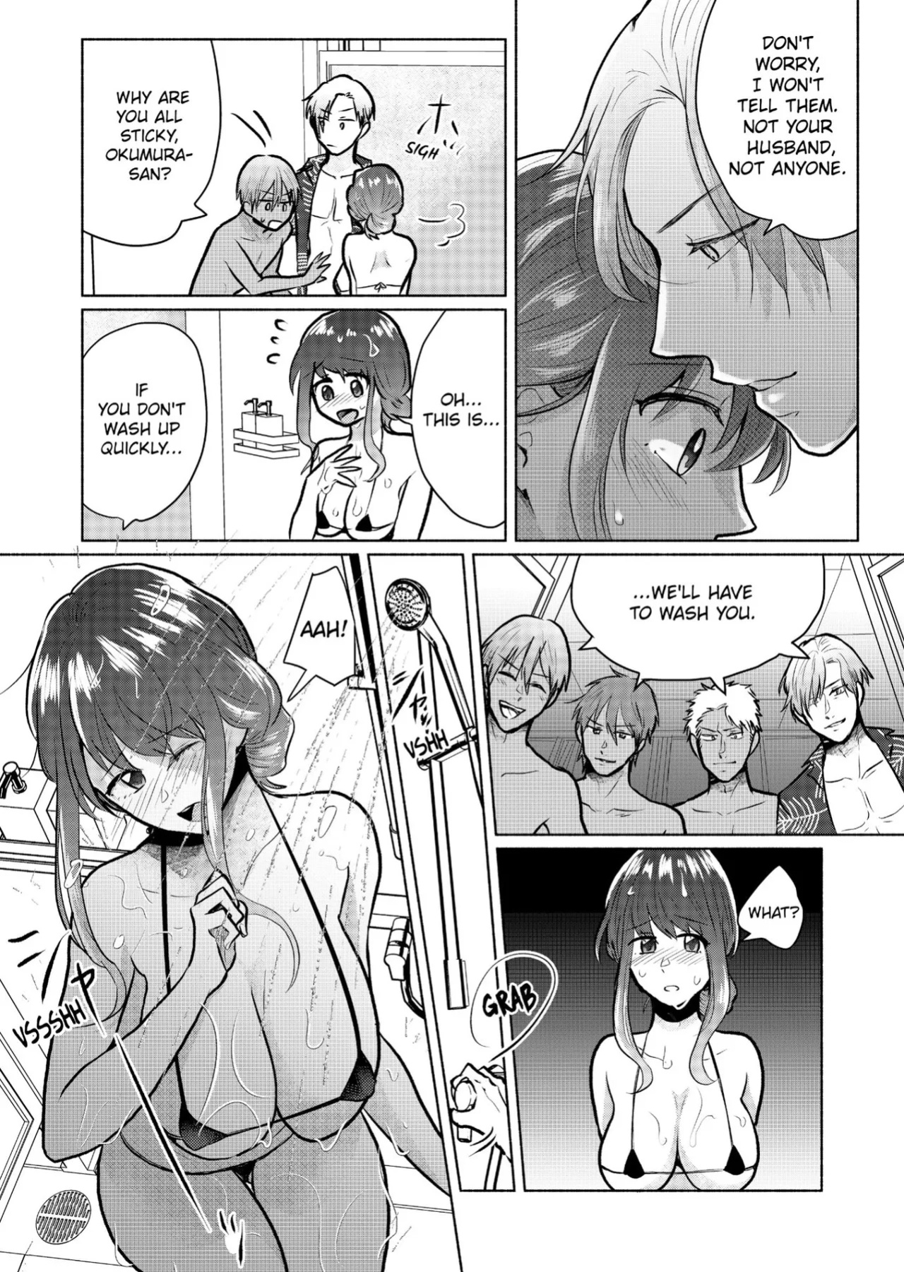 [Ika Hotaru] Sexless no Hitozuma ga YariCir Danshi-tachi ni Damasarete... Taninbou de Gachi Iki Satsueikai 1-3 | My Sexless Wife Gets Tricked by College Boys… Cum Filming Session Featuring Stranger's Dick Ensues! 1-3