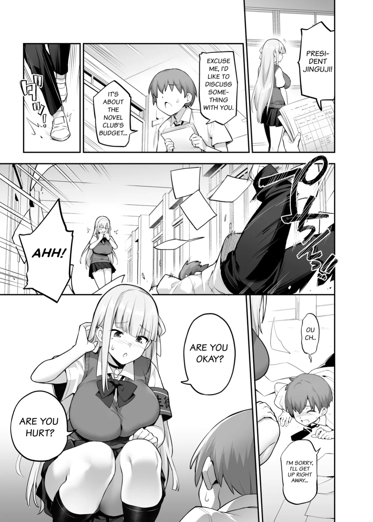 [TRY] Akogare no Seitokaichou ga Kyonyuu Sugiru Ken | About the Beloved Student President's Huge Tits