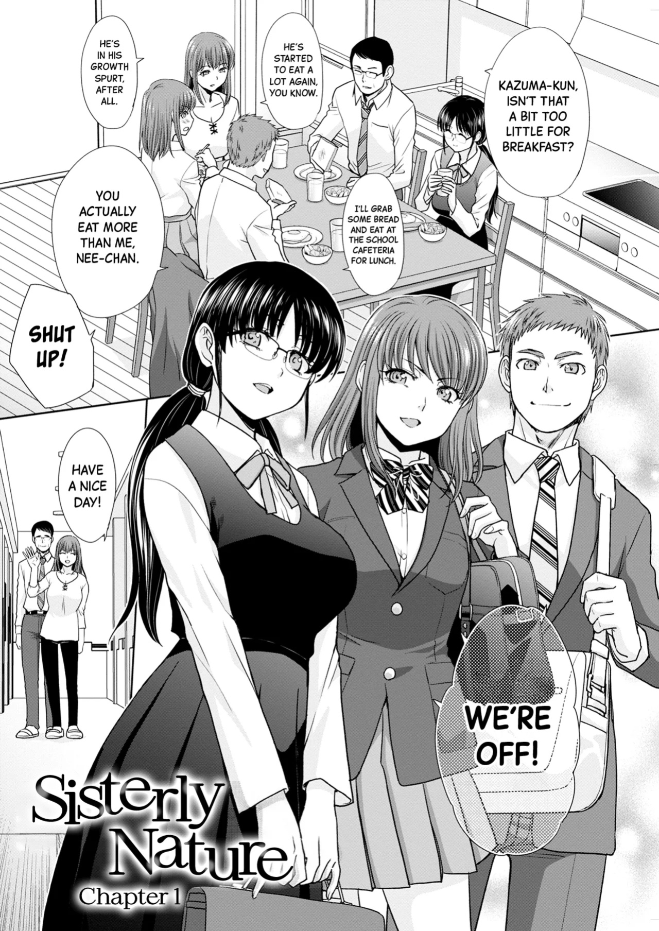 [Itaba Hiroshi] Ane Zokusei | Sisterly Nature Ch.1-3 [Black Grimoires]