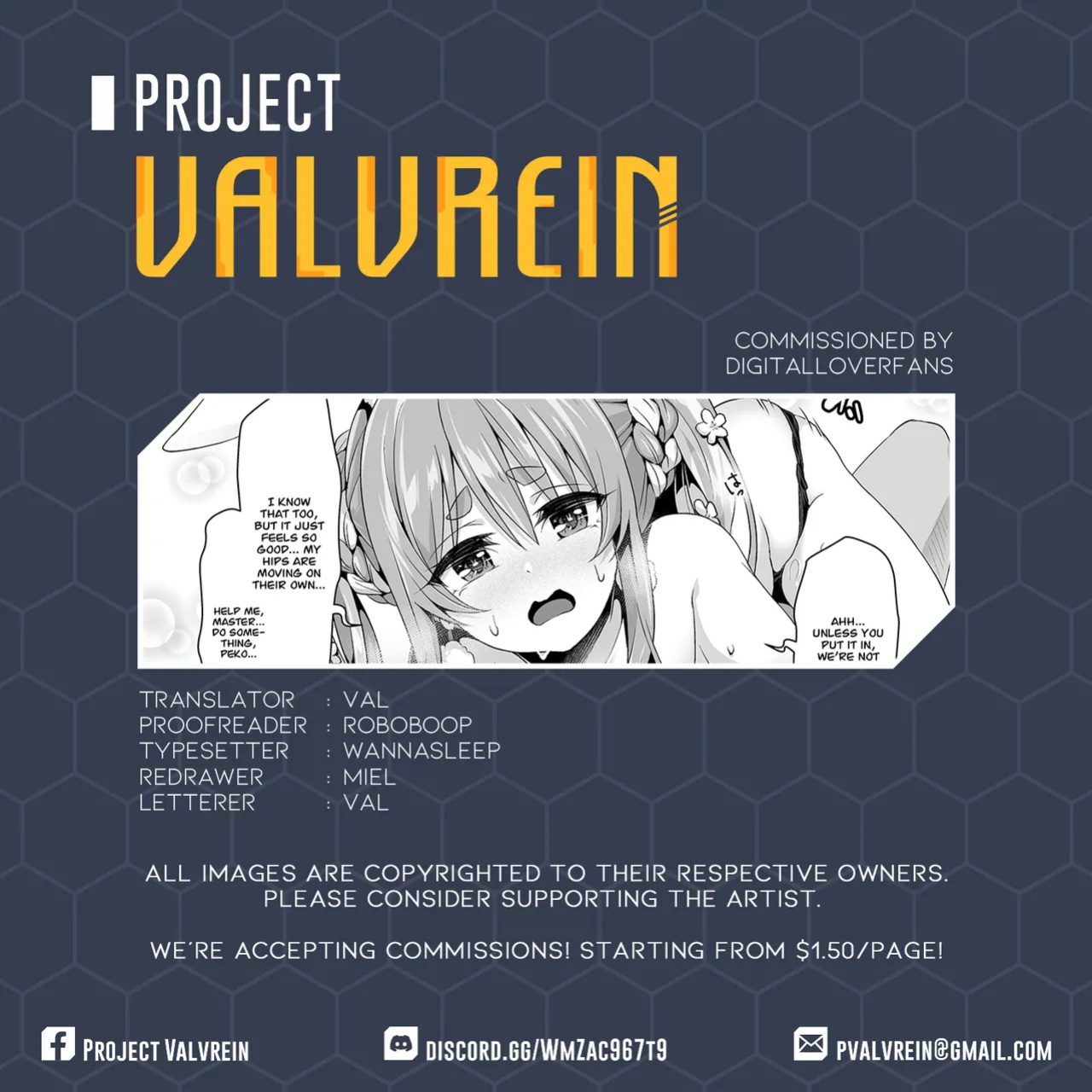 [Hachinoko P (hatigo)] Yasei no Usagi ga Nakama ni Aka-chan o Hoshisou ni Kochira o Miteiru (Usada Pekora) [Project Valvrein]