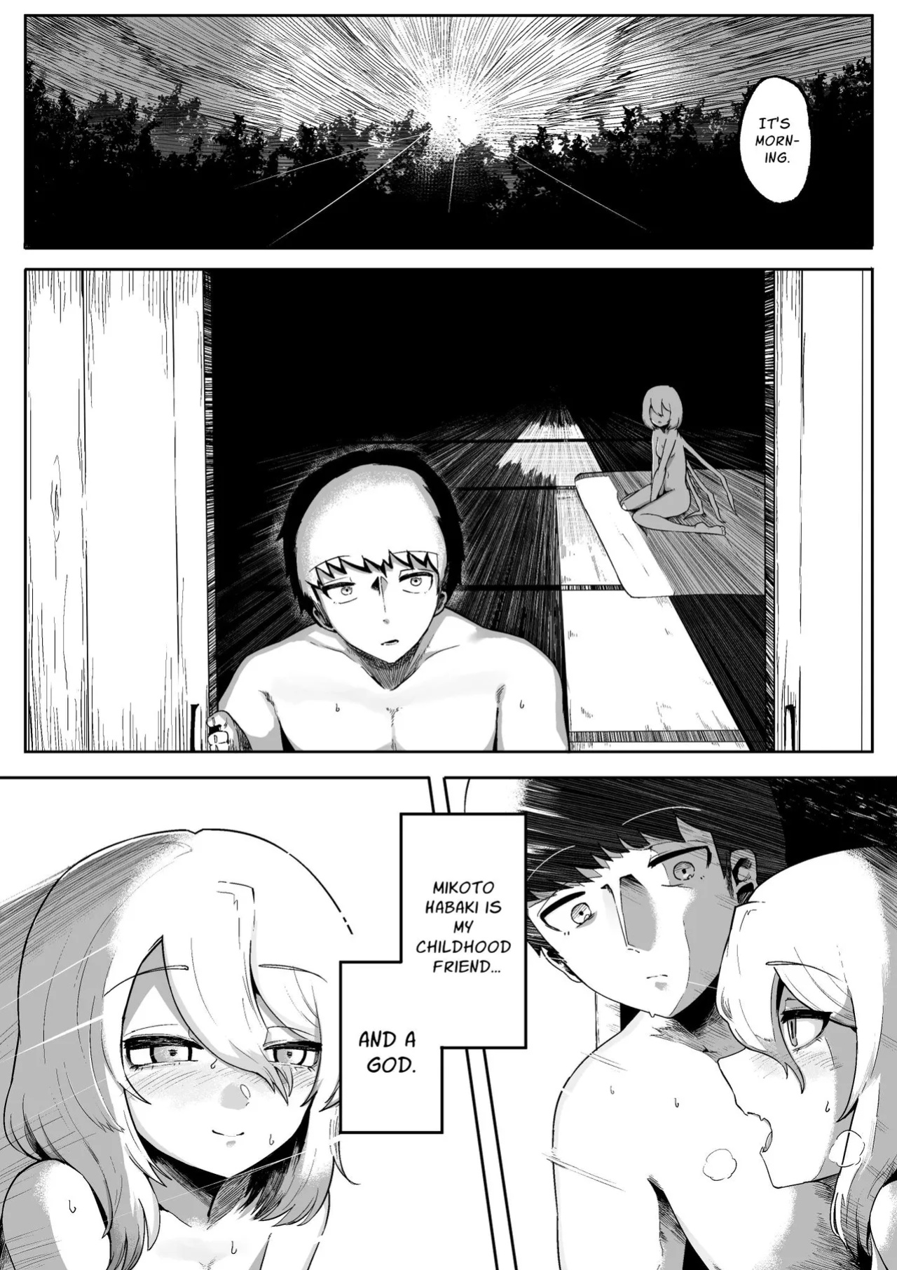 [Aimai no Wakusei (Nabatani Kinoko)] Kimi to Kodomo ga Dekiru made | Until You And Your Deity Wife Bear Offspring [nasmas]
