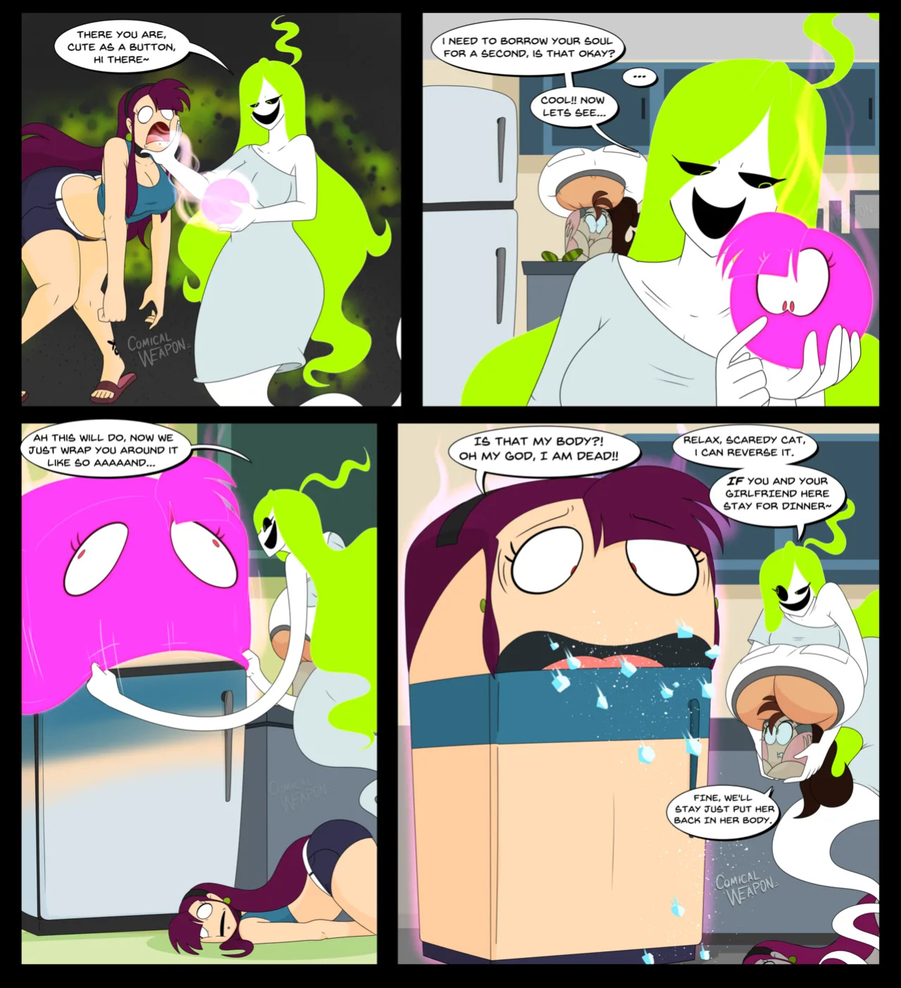 [ComicalWeapon] Nisha's Manor - Luna and Jess