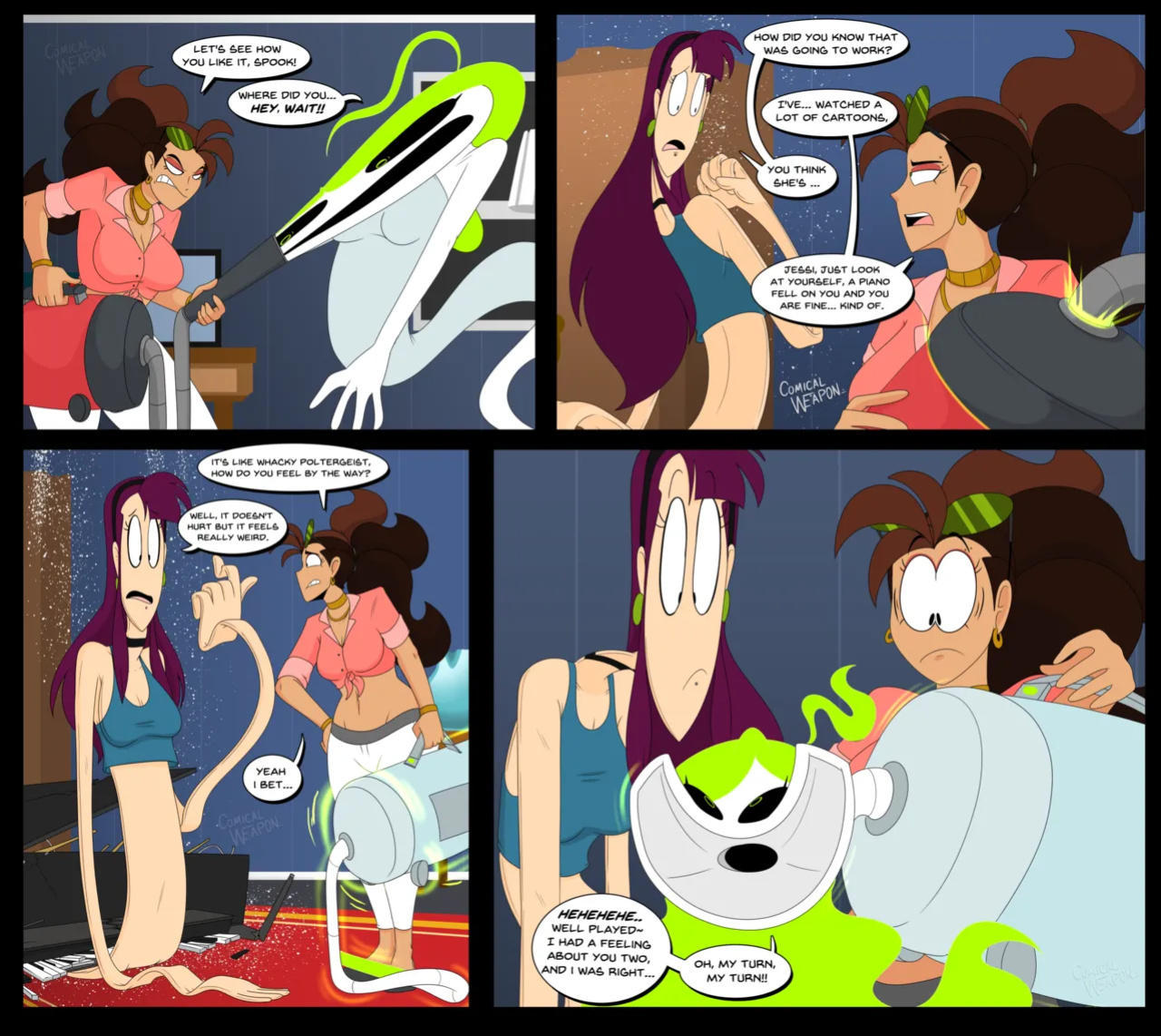 [ComicalWeapon] Nisha's Manor - Luna and Jess