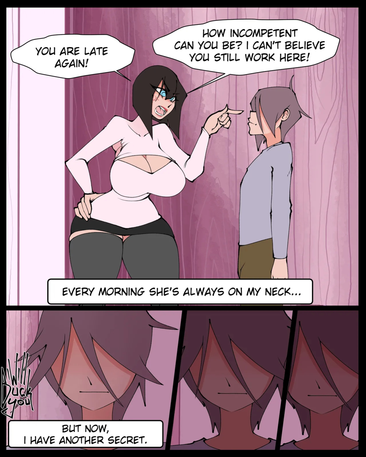 [iWILLbuckYOU] My Boss is a Massive Bitch But She's a Dullahan Nymphomaniac 1+2