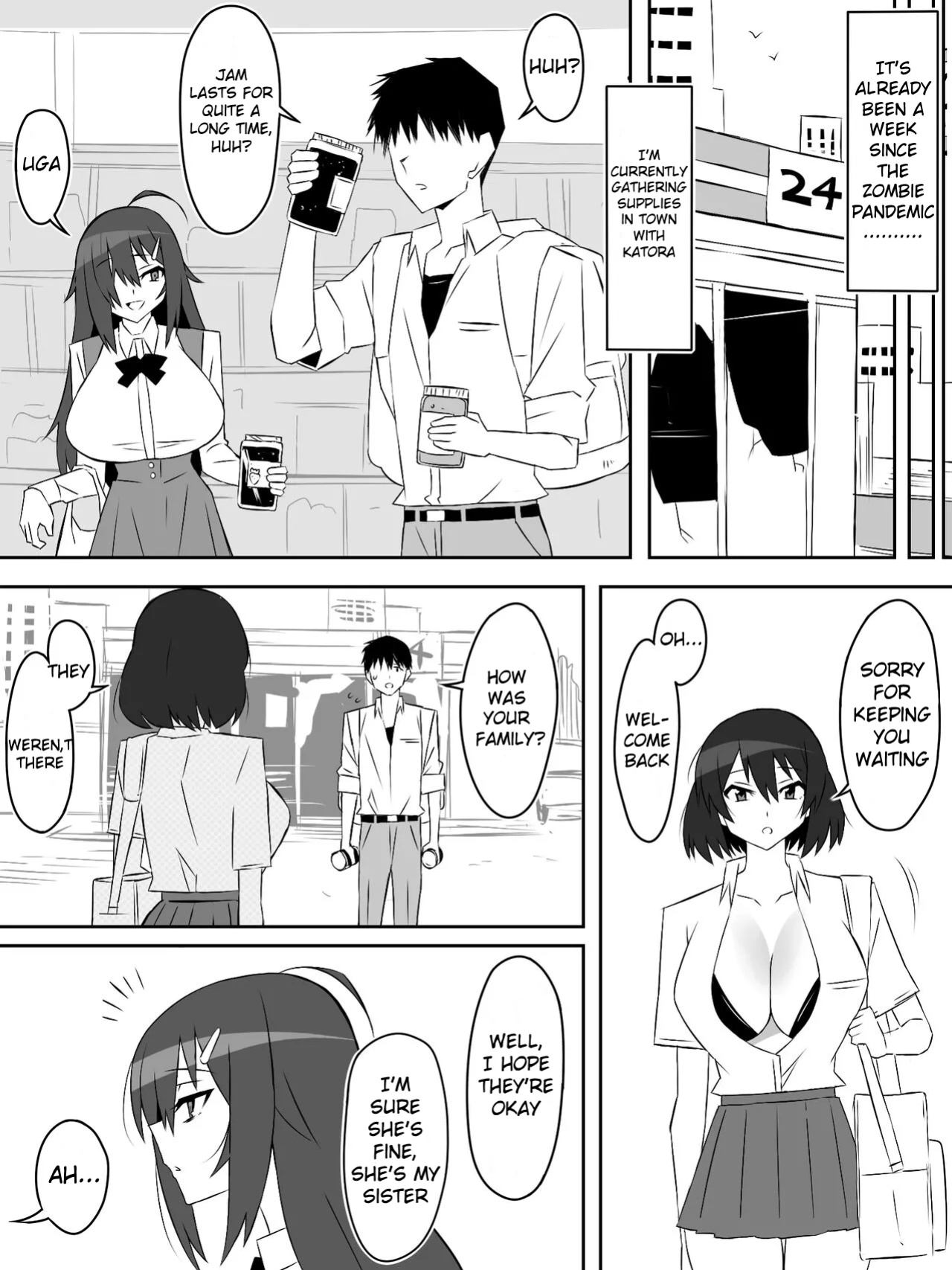[Circle Kagemusha (Kagemusha)] Zombie Harem Life ~Koutai Mochi no Ore to Bakunyuu Zombie~ 6