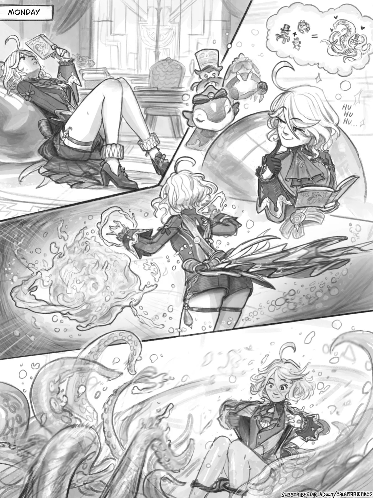 [Calamari Cakes] Furina the Pervert's Weekend (Genshin Impact)