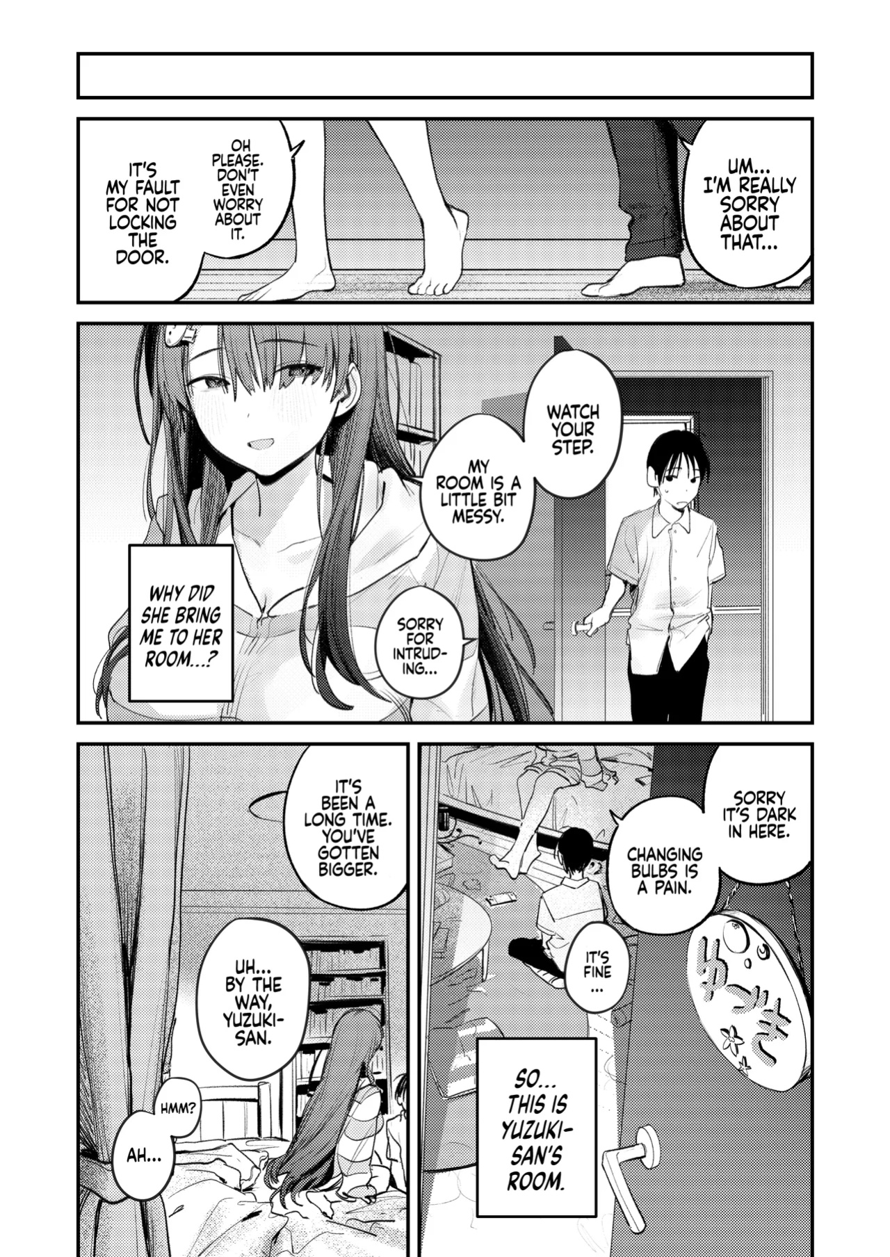 [Momojiru Teien (Momokumo)] Mamono no Heya ~6 nen-buri ni Saikai shitara Hikikomori NEET ni Natteita Shinyuu no Onee-san ni Semararete Seieki o Shiboritorareru Hanashi | Monster’s Room ~The Story of Being Milked by My Best Friend's Older Sister who had Be