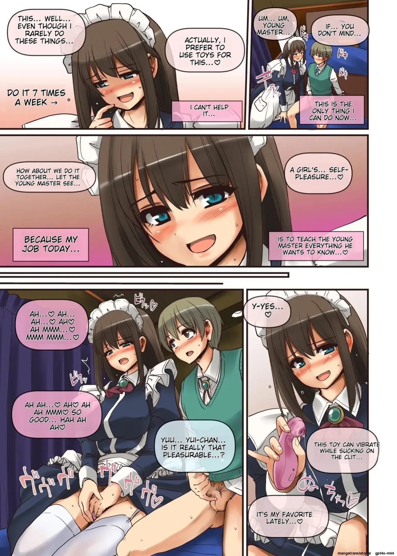 [Jinsei Yokosuberi. (Alexi Laiho)] Maid-san to Manabu Onnanoko no Karada [MTL]