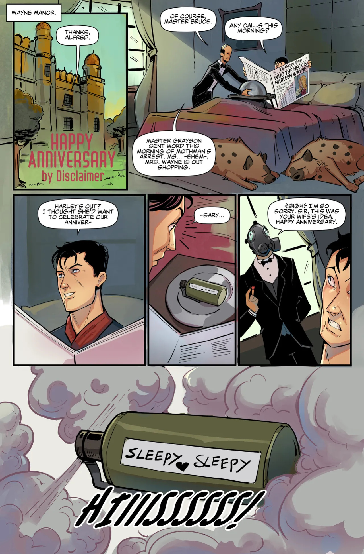 [Disclaimer] Harley Quinn's Anniversary Surprise (Batman)