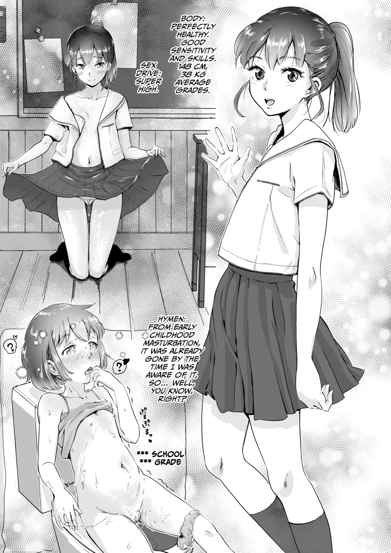 [Engawa Doumei (inkLoud2)] Shitanaga-chan no Nichijou Onanie Life [CulturedCommissions]