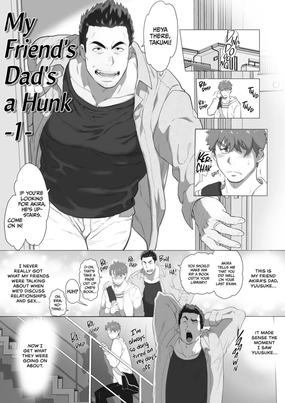 My Friend's Dad is a Hunk chapter 1+2