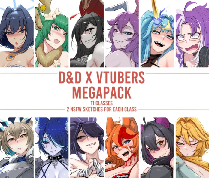 [Myth1carts] D&D Vtubers Megapack (Various)
