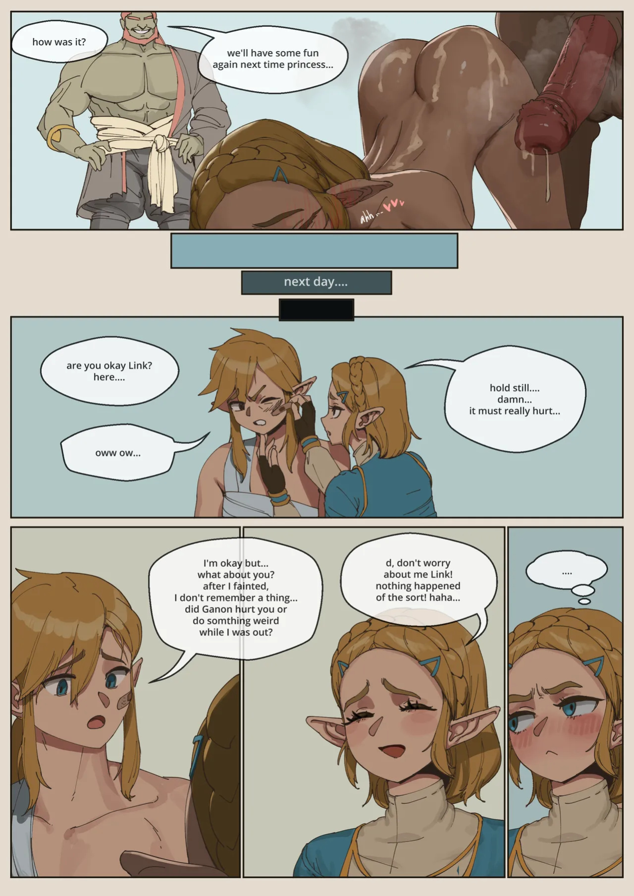 [Wjs07] Zelda after Link passes out (The Legend of Zelda)