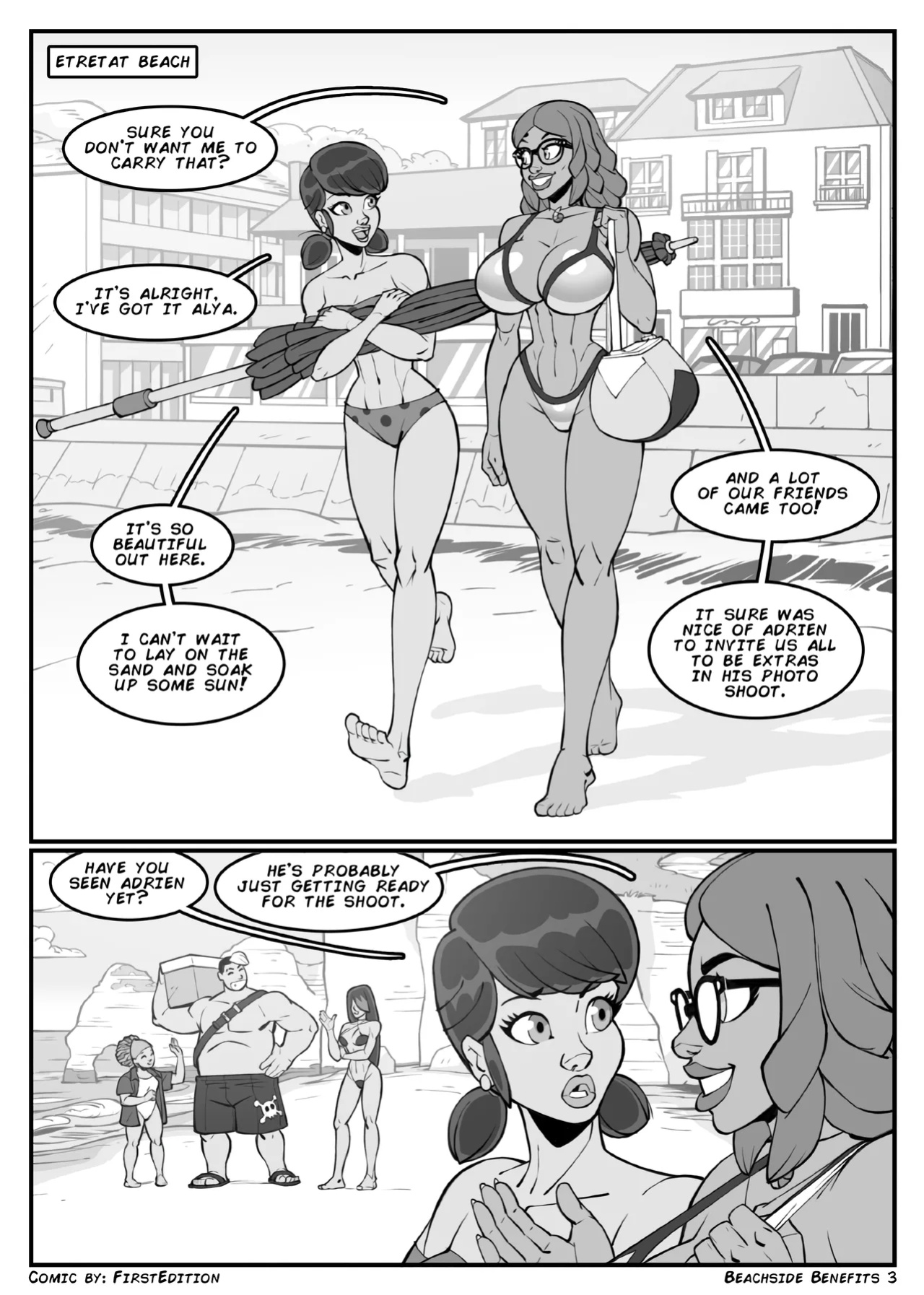 [FirstEd] Rena Rouge: Beachside Benefits (Miraculous Ladybug)