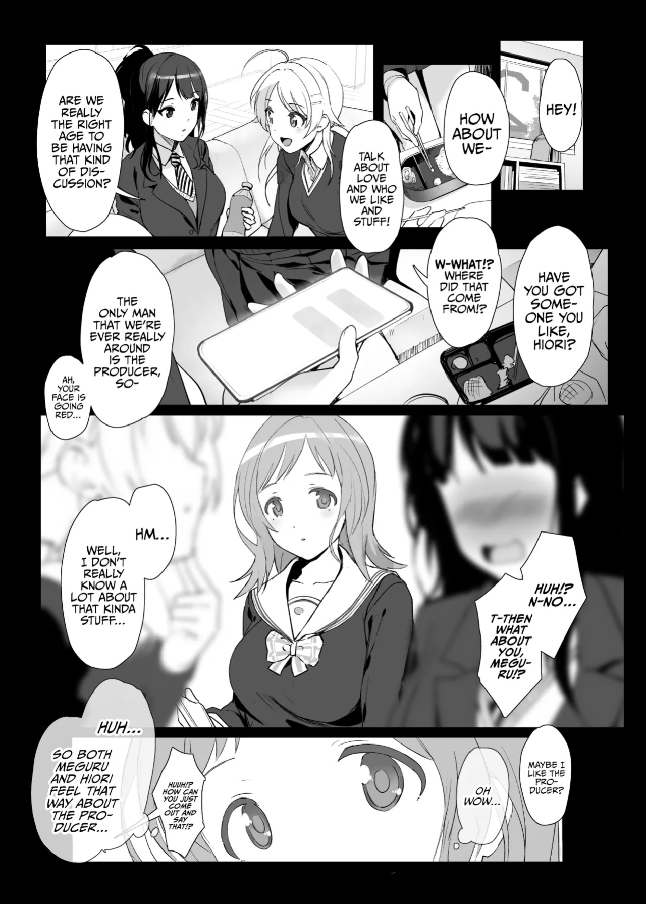 [Trinity Kyoudan (Yodare)] Sakuragi Mano no Renai Jijou | Of Sakuragi Mano's Love (THE iDOLM@STER: Shiny Colors) [Bikkie Biter]