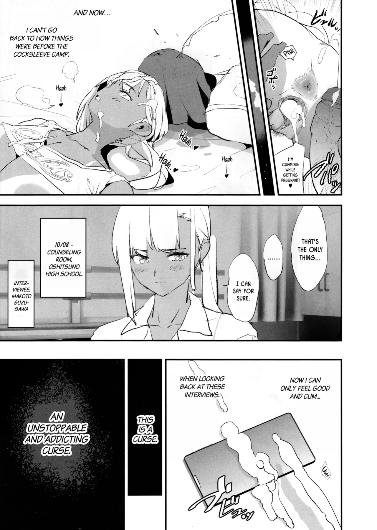 (C104) [Yami ni Ugomeku (Dokurosan)] Onaho Gasshuku Saimin Dosukebe Interview + Omake [Kinsei Translations]