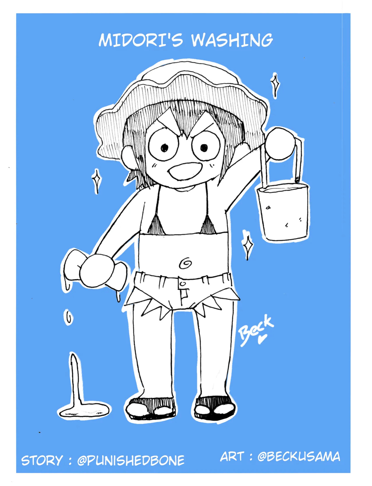 [Beck Cartoons] MIDORI'S WASHING (Keep Your Hands Off Eizouken!)