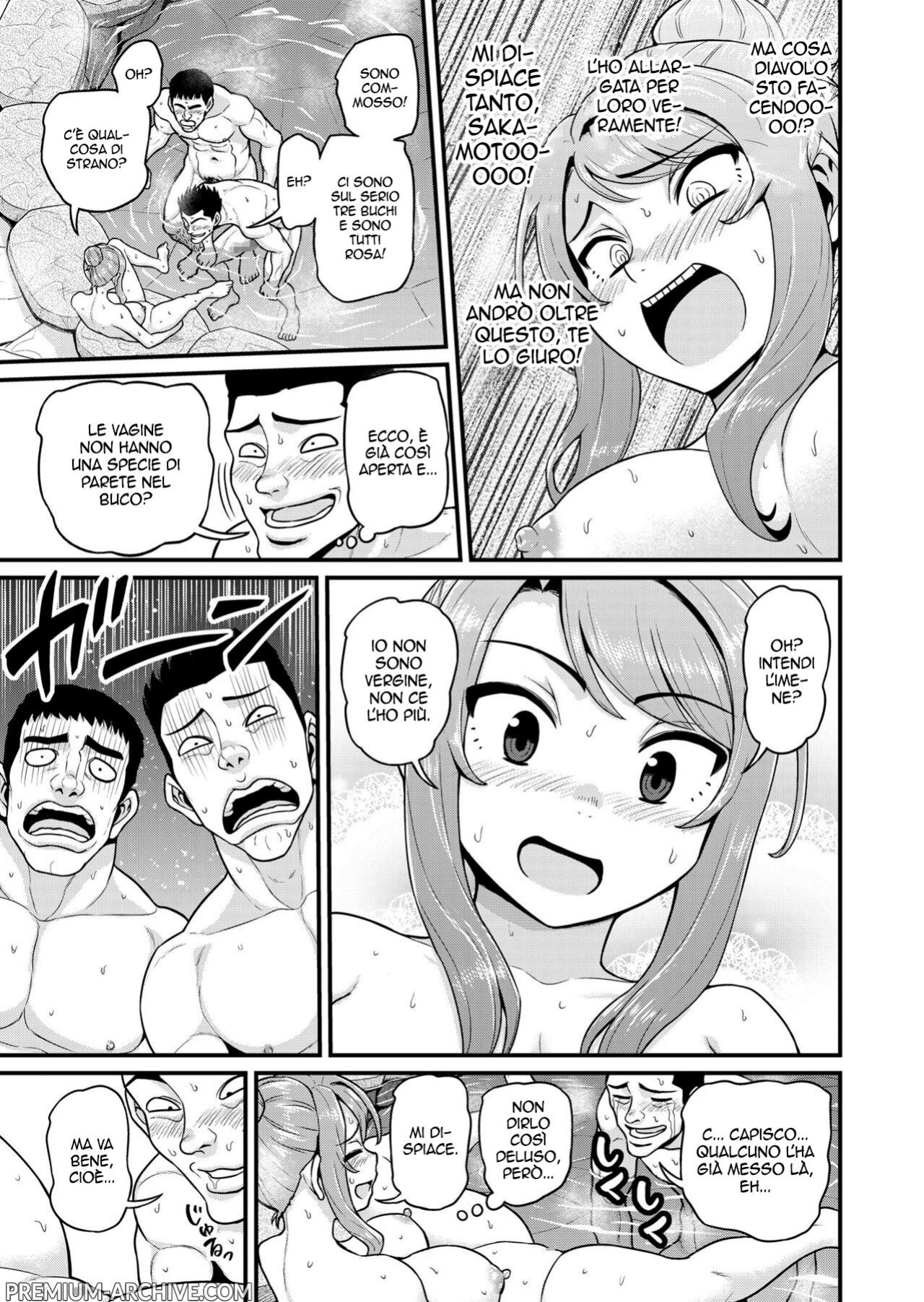 [Chimamire Yashiki (Gachonjirou)] Game Tomodachi no Onnanoko to Onsen Ryokou de Yaru Hanashi NTRver. | Scopate con la ragazza gamer alle terme NTRver. [Italian]