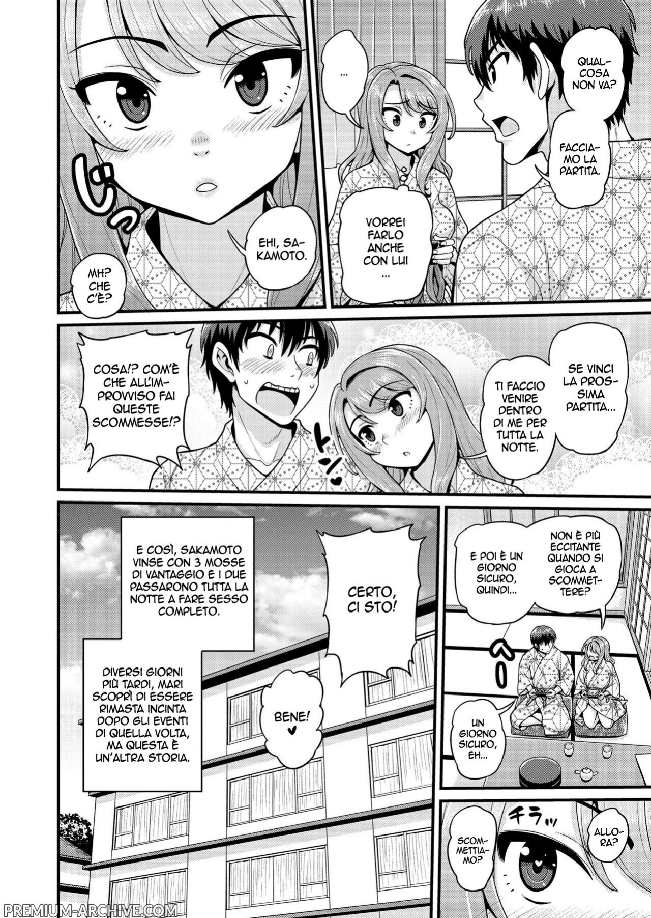 [Chimamire Yashiki (Gachonjirou)] Game Tomodachi no Onnanoko to Onsen Ryokou de Yaru Hanashi NTRver. | Scopate con la ragazza gamer alle terme NTRver. [Italian]