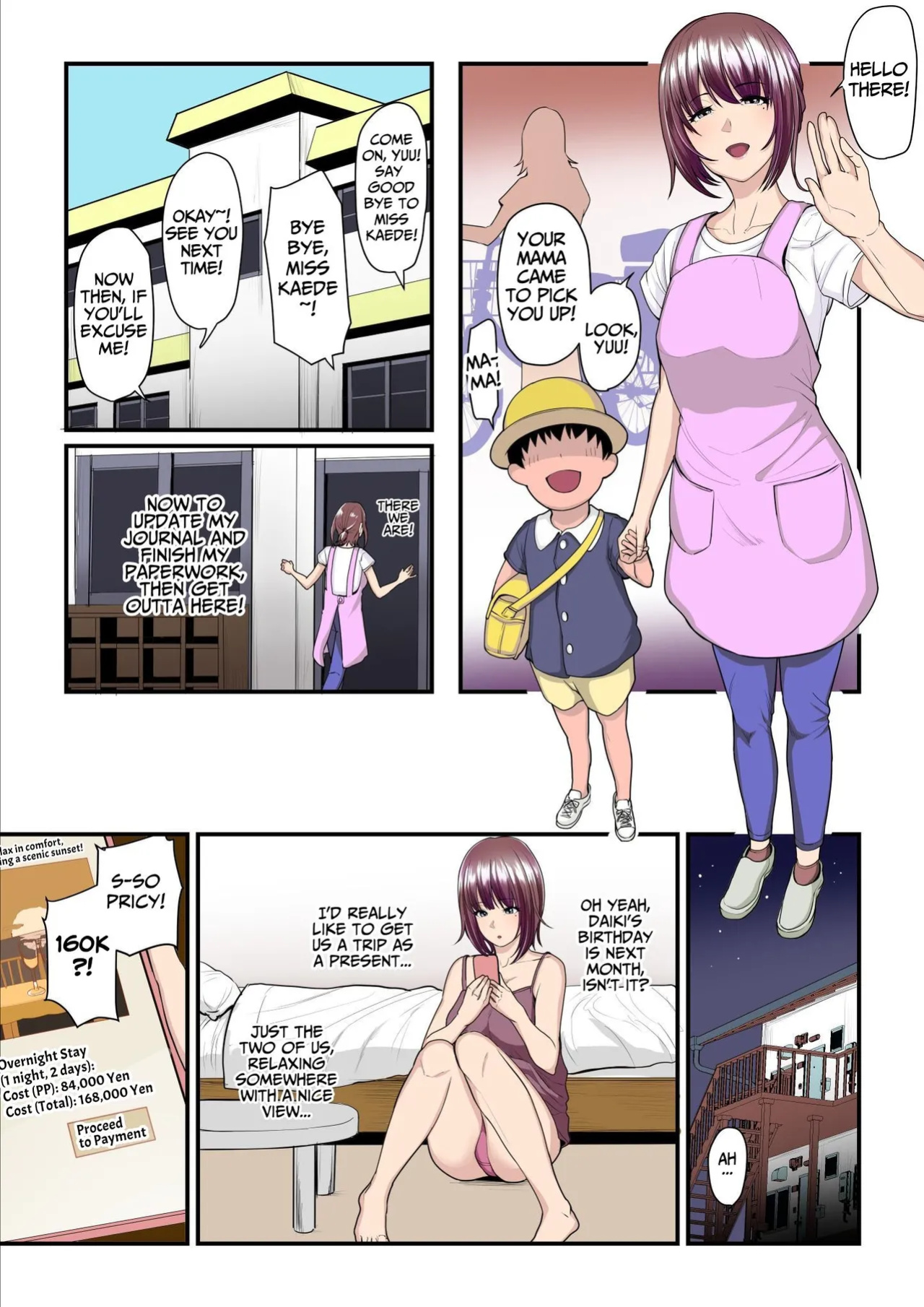 [Ura no Hikidashi (Nizii)] Pakokatsu Oji-san to Kaede-chan (1+2+3) | Kaede and The Sugar Daddy (1+2+3) [Kusanuu]