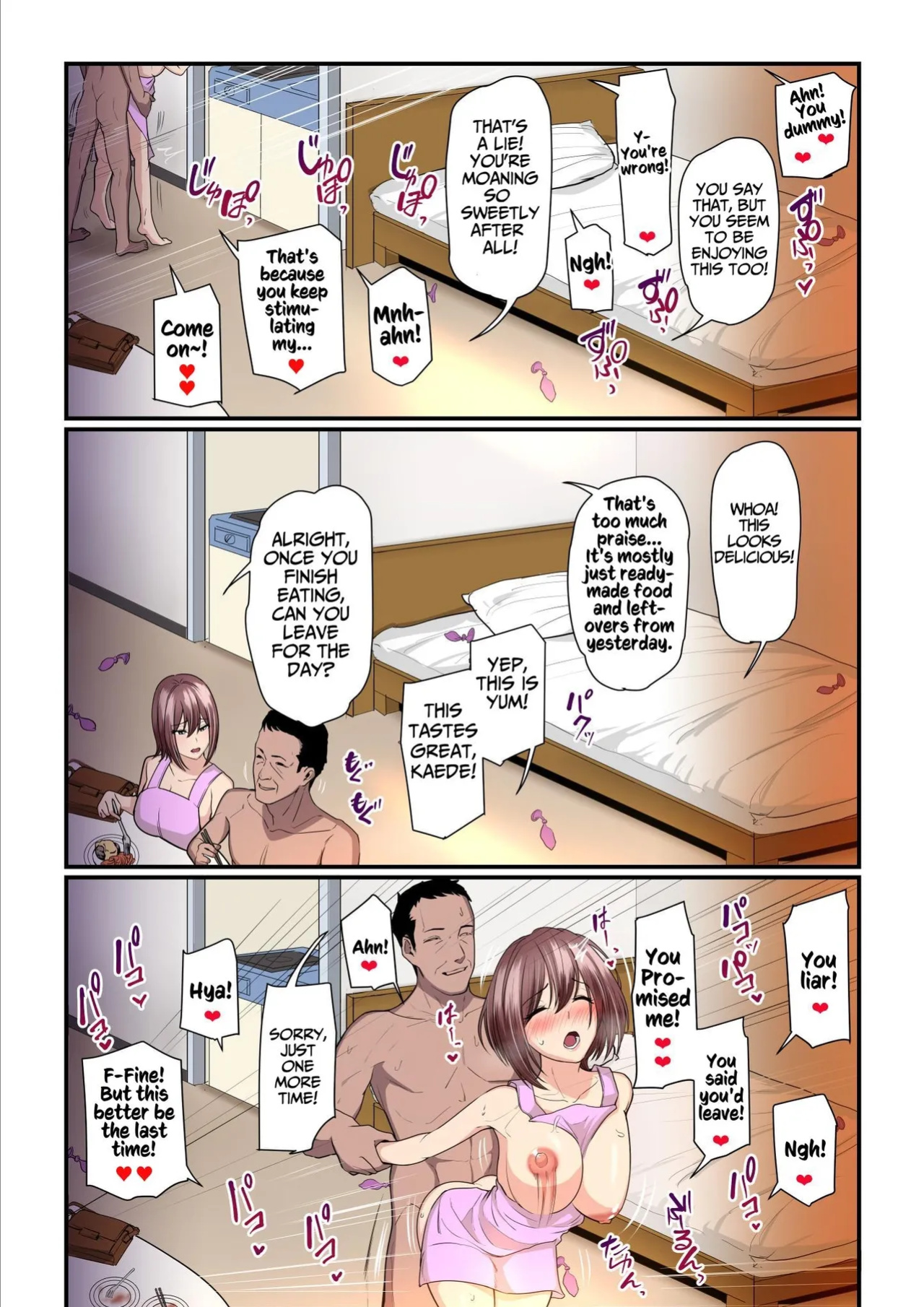 [Ura no Hikidashi (Nizii)] Pakokatsu Oji-san to Kaede-chan (1+2+3) | Kaede and The Sugar Daddy (1+2+3) [Kusanuu]