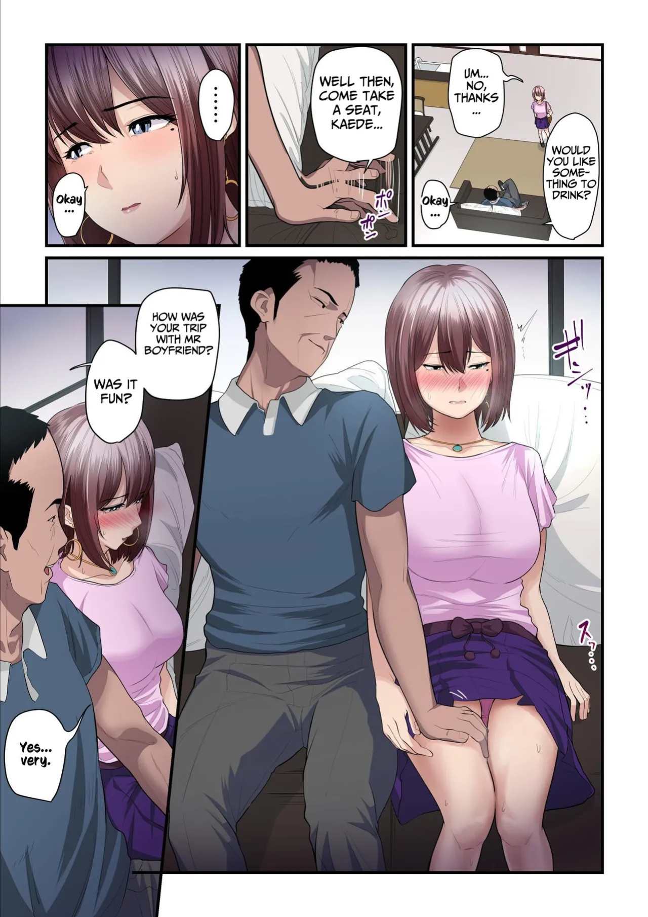 [Ura no Hikidashi (Nizii)] Pakokatsu Oji-san to Kaede-chan (1+2+3) | Kaede and The Sugar Daddy (1+2+3) [Kusanuu]