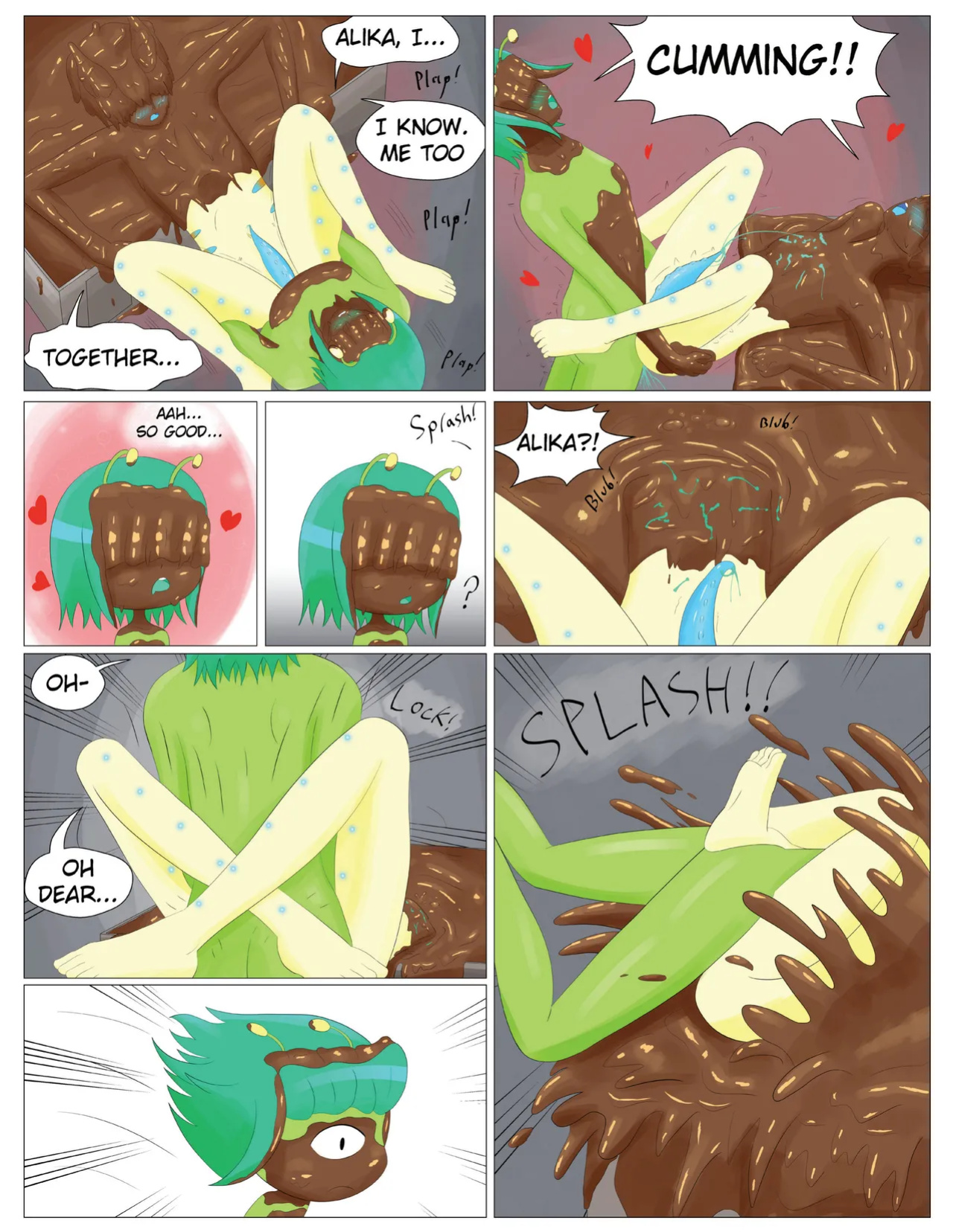 [MechNub] Sticky Sweet Love: Chocolate Coded Aliens
