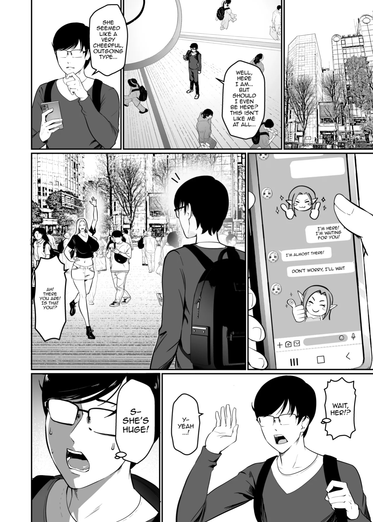 That Girl Who Was So Pure In-game Turned Out To Be a Tall Gyaru!?
