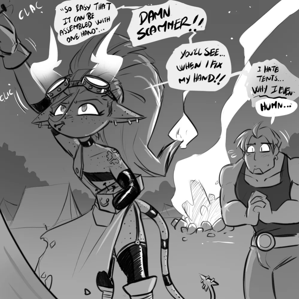 [The Kinky Quest] The Night of the Incident - ch.1 (Dungeons & Dragons)