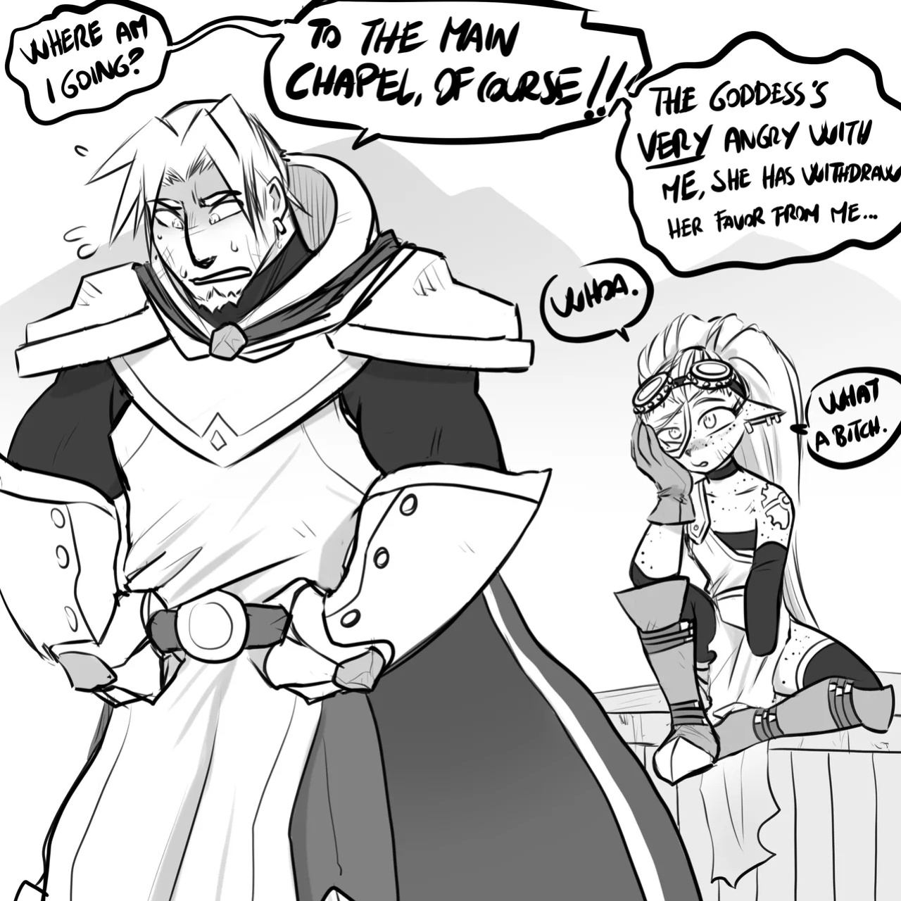 [The Kinky Quest] The Night of the Incident - ch.1 (Dungeons & Dragons)