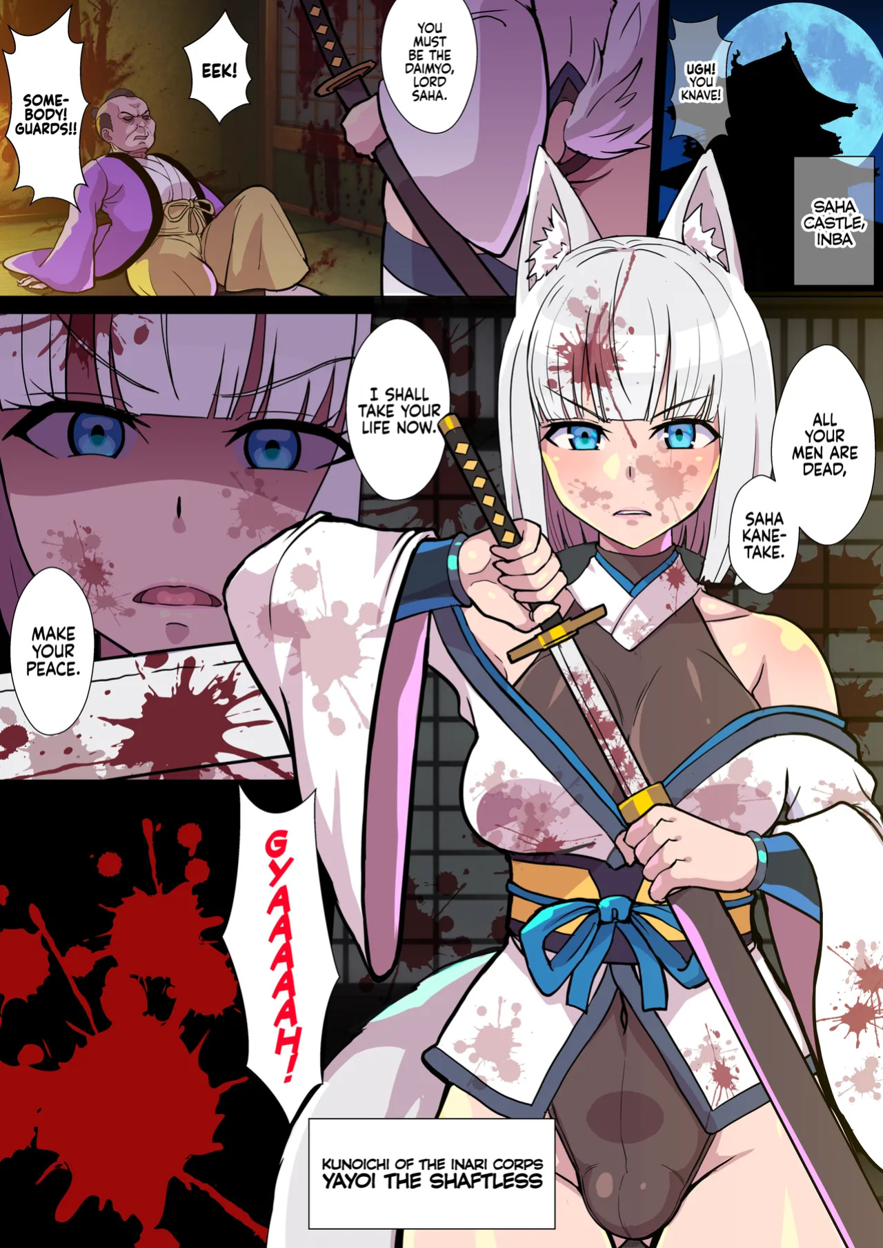 [Kleitos (Ryunosuke)] Futanari Kunoichi Nine Tails 1: Arachne