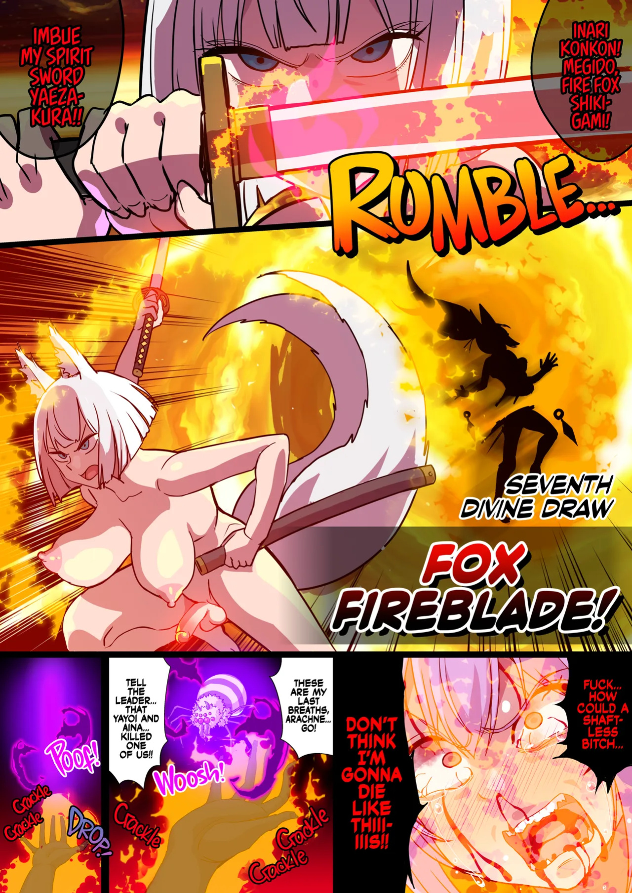 [Kleitos (Ryunosuke)] Futanari Kunoichi Nine Tails 1: Arachne