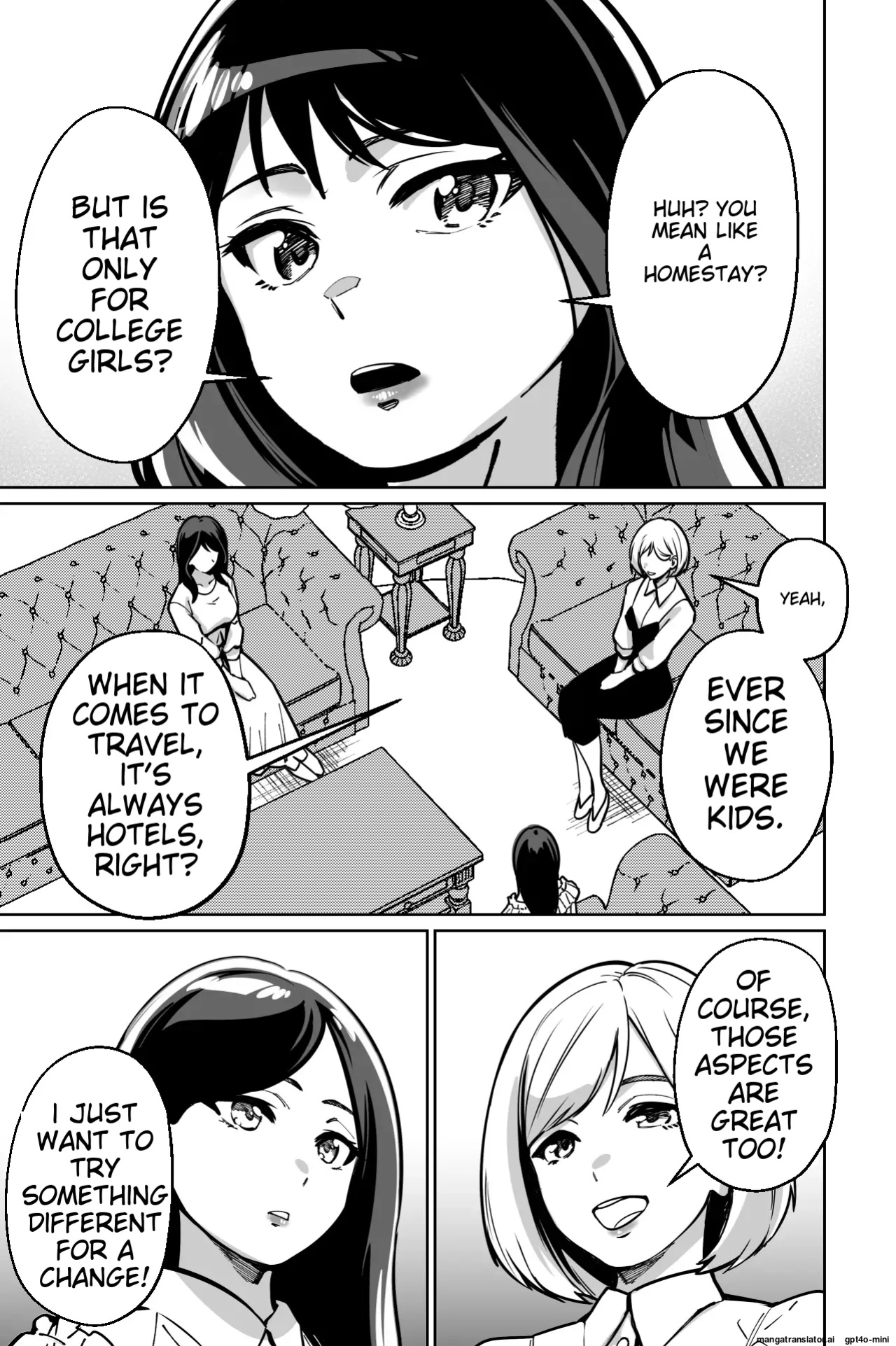 [Tokamosu (Kinugasa Yuuichi)] Minpaku ~Ojou-sama-tachi wa Minpaku Keieisha no Wana ni Ochiru~ | Sleeping in the Bed and Breakfast - Young ladies fall into the trap of a private lodging manager [MTL]