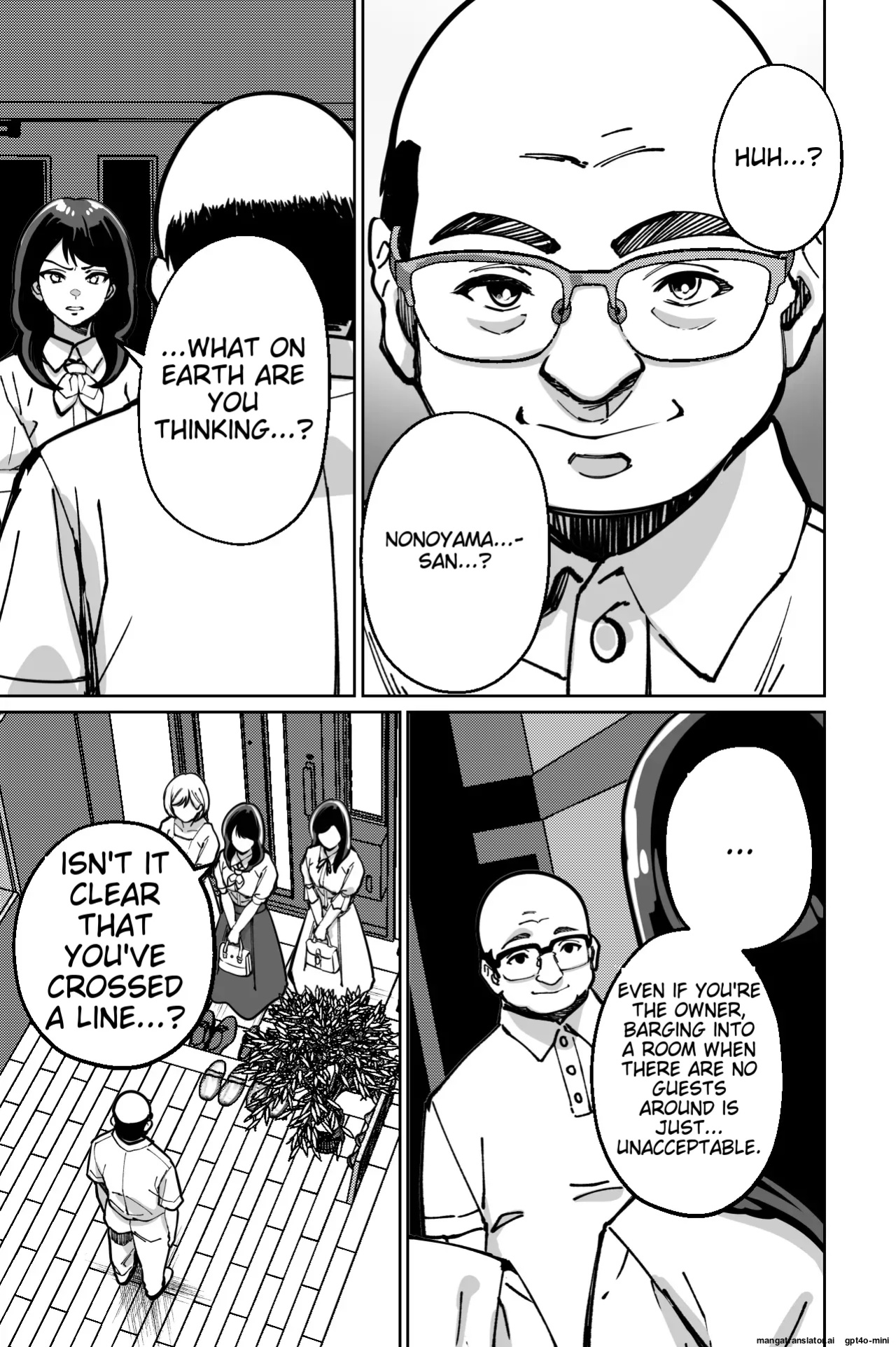[Tokamosu (Kinugasa Yuuichi)] Minpaku ~Ojou-sama-tachi wa Minpaku Keieisha no Wana ni Ochiru~ | Sleeping in the Bed and Breakfast - Young ladies fall into the trap of a private lodging manager [MTL]