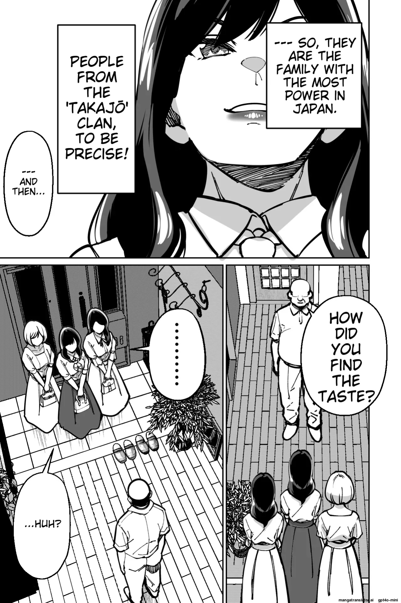 [Tokamosu (Kinugasa Yuuichi)] Minpaku ~Ojou-sama-tachi wa Minpaku Keieisha no Wana ni Ochiru~ | Sleeping in the Bed and Breakfast - Young ladies fall into the trap of a private lodging manager [MTL]