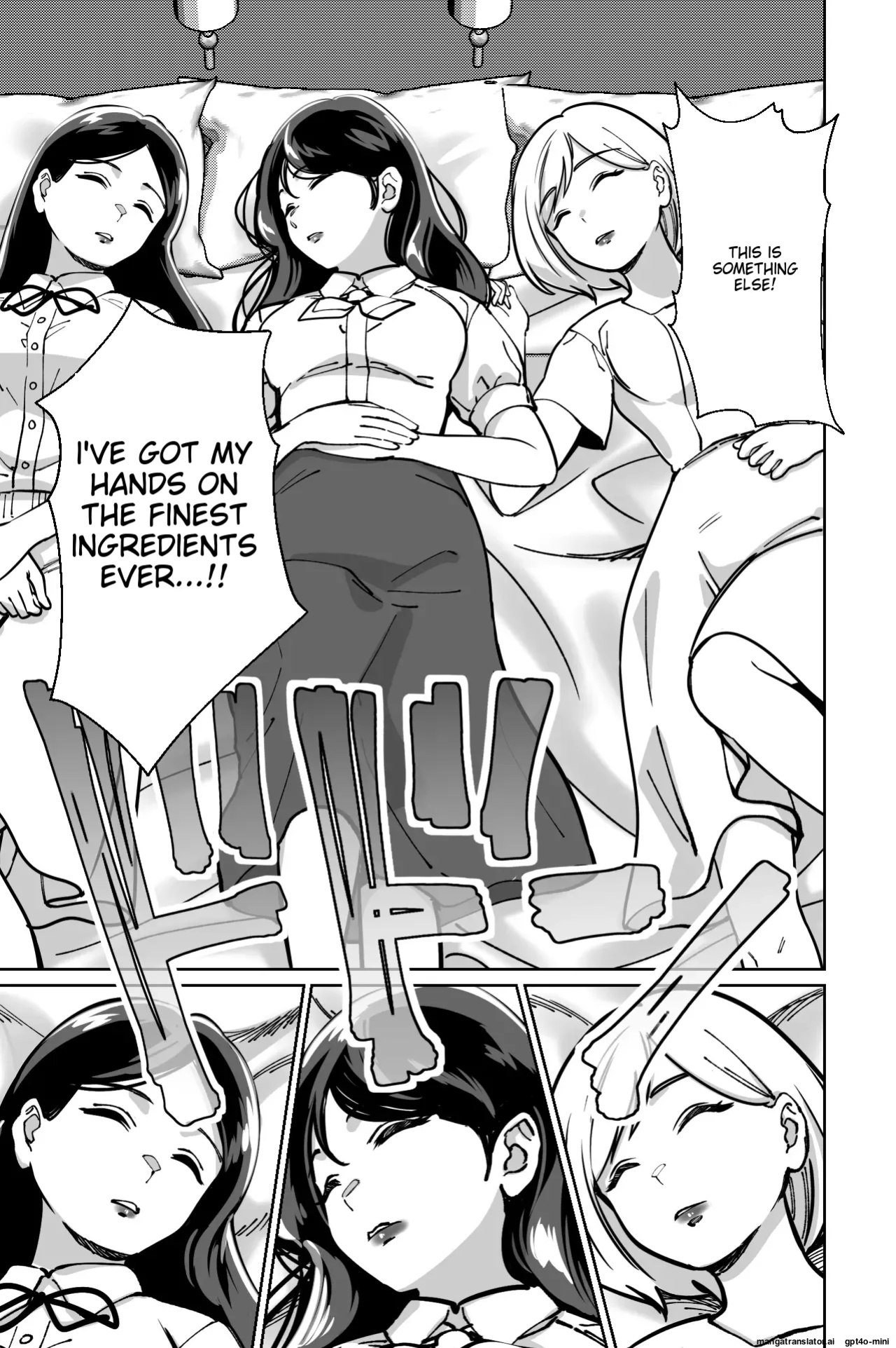 [Tokamosu (Kinugasa Yuuichi)] Minpaku ~Ojou-sama-tachi wa Minpaku Keieisha no Wana ni Ochiru~ | Sleeping in the Bed and Breakfast - Young ladies fall into the trap of a private lodging manager [MTL]