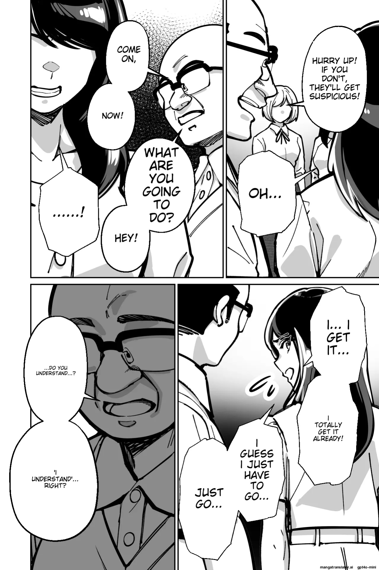 [Tokamosu (Kinugasa Yuuichi)] Minpaku ~Ojou-sama-tachi wa Minpaku Keieisha no Wana ni Ochiru~ | Sleeping in the Bed and Breakfast - Young ladies fall into the trap of a private lodging manager [MTL]