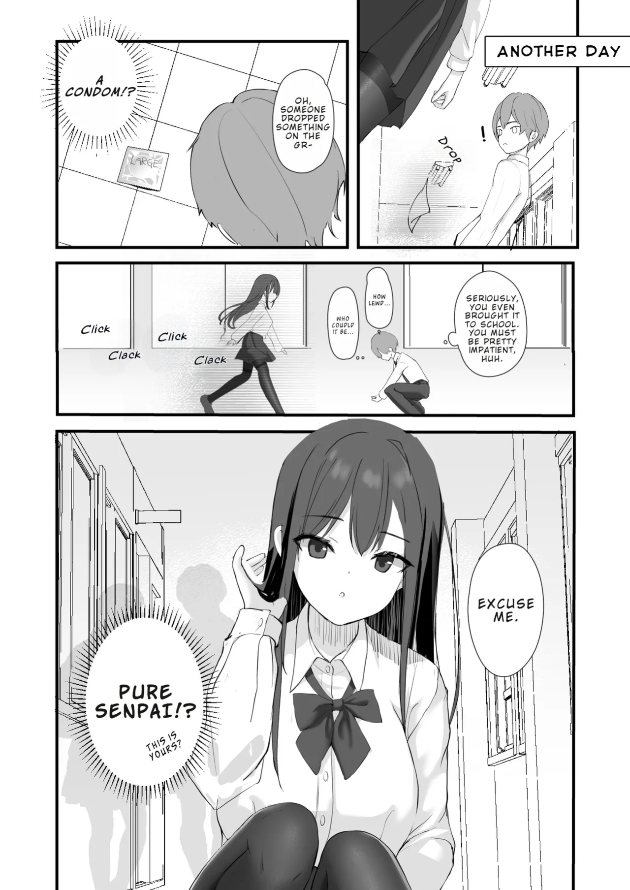 [47sp. (Takashina@Masato)] Seiso Senpai Seiyoku Tsuyoi - Neat senior with strong sexual desire [Ballons translator]