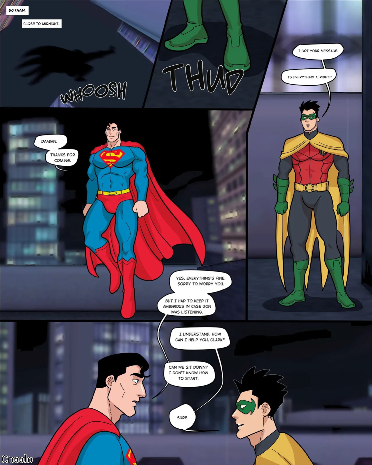 [Creedo] Superman x Robin : Heroic Lessons [Eng]