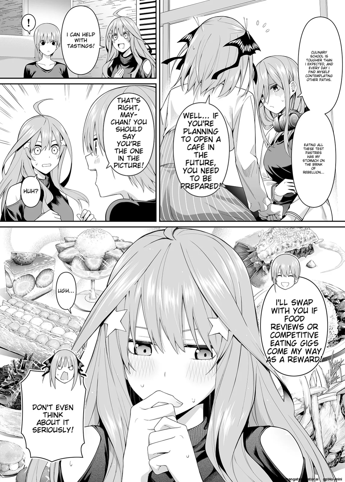 [Bad Mushrooms (Chicke III, 4why)] 1/5 no Renai Kanjou (Gotoubun no Hanayome) [Sample] English (ROUGH TRANSLATION)