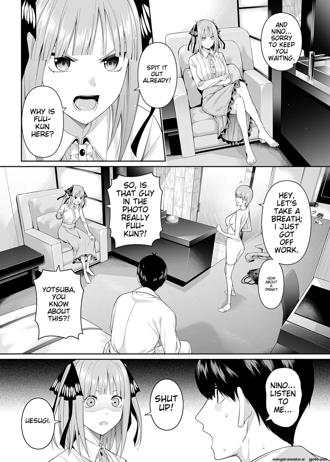 [Bad Mushrooms (Chicke III, 4why)] 1/5 no Renai Kanjou (Gotoubun no Hanayome) [Sample] English (ROUGH TRANSLATION)