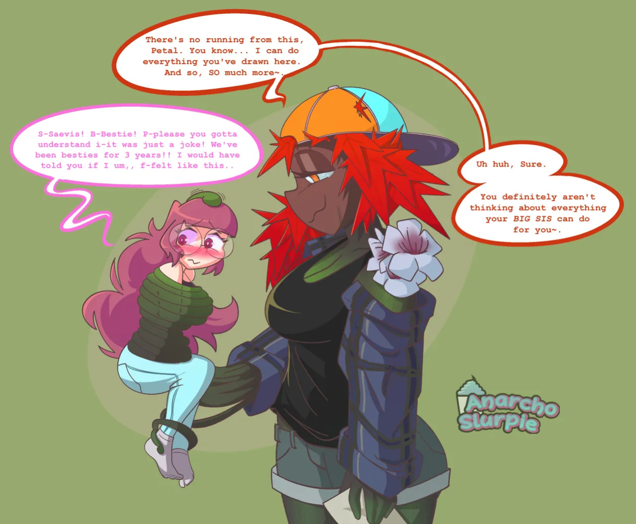 [AnarchoSlurpie] My Affini Bestie Wants to Eat (and Own) Me