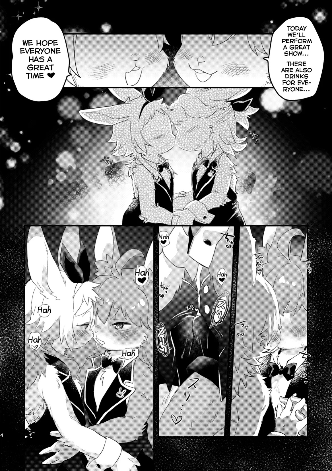 [moffle (mabo)] Youkoso! Melty Bunny's e side Boys [Shiranai Translations]